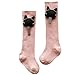 catmoew Kind socken (0-3J) Mädchen strümpfe Über das Knie Strümpfe Cartoon Kaninchen Stern Puppe Tierkopf Babysocken Mädchen warme Socken Atmungsaktive Socken Kind