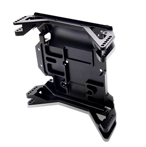 Image of TREAL Ryft Skid Plate Aluminum 7075 CNC Machined, Center Skid Board Compatible with Axial Ryft RBX10 Upgrades Ryft RBX10 Chassis Skid Plate AXI231025 (Black)