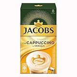  Jacobs Löslicher Kaffee Typ Cappuccino Typ Vanilla, Instantkaffee, Instant, 8 Becherportionen