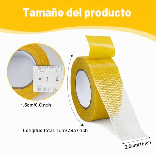 Miniatura 2 de Pmqs Cinta Adhesiva Para Dobladillos 2,5 Cm X 10 M Cintas Doble Cara Extrafuerte Para Pantalones Ropa Alfombra Cortinas Tape Multifonctionnel Stitch Witchery No Requiere Costura Ni Planchado