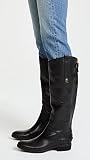 Sam Edelman Women's Penny Classic Equestrian Boot, Black Leather, 9 Medium US