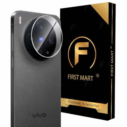 Image of FIRST MART Camera Lens Protector for Vivo X300 | 9H Tempered Glass, HD Clear, Scratch Resistant, Anti-Fingerprint, Case-Friendly | Crystal Clear, Pack of 1