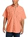Columbia Men's Bahama II Short Sleeve Shirt, Bright Peach, X-Small