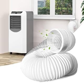 Tubo per Condizionatore Portatile | Ricambio Regolabile Tubo Aria Condizionatore, Di Sostituzione Alta Resistenza Design Facile Da Usare Per Finestra Esterna Garage Campeggio Tenda Camper