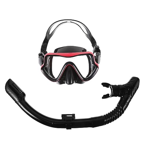 Balacoo Portable Snorkeling Mask Set Compact Adult Snorkeling Gear Lightweight Durable Design