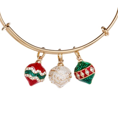 Alex and Ani Holiday Ornament Charm Bangle2
