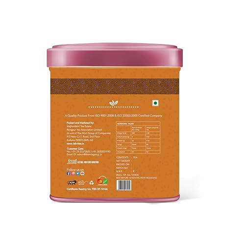 Image of Dabri Masala Chai Patti Powder 160gm Tea Combo|Pack of 2 x 80g Each Tin Box|Premium Chai with Natural Spices|Natural & Aromatic Blend|Masala Kadak Chai Patti|Boosts Immunity & Increases Energy Levels