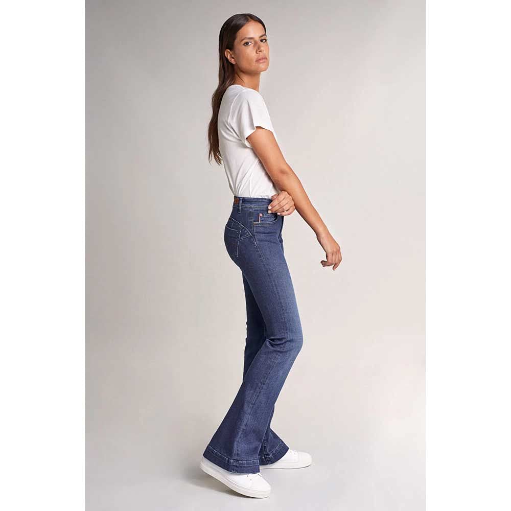 Salsa Wonder Flare in Dark Denim Jeans Donna