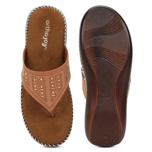 Image of ORTHO JOY doctor Footwear for women|| Fancy Footwear For Women || Orthopedic Women's Fancy Slipper /Sandal For Women