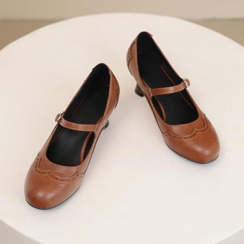 Asterisco Women Stiletto Pumps Daily Mid Heel Shoes-240384, Size 2-13.54