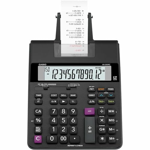Casio HR200RC Hr-200Rc, Mini-Desktop Printing Calculator thumb #4