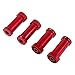 ShareGoo Aluminum 12mm Wheel Hex Hub Adapters 30mm Extension Combiner Coupler Compatible with WLtoys 144001 1/14 Wltoys RC Car (Red)