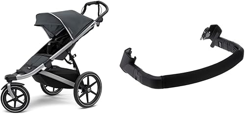 Thule Urban Glide 20 - Cochecito de correr sombra oscura con barra de parachoques