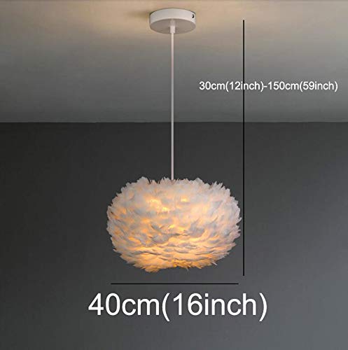 Lámpara de plumas E27 ajustable que elimina reflejos molestos en el comedor 5