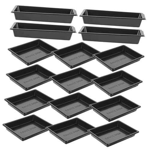 ELAYARD 100個 入り 使い捨て調味料皿 プラスチック醤油皿 多用途 寿司用酢やマスタードに適した調味料ボウル 家 飲食店 ケータリング対応