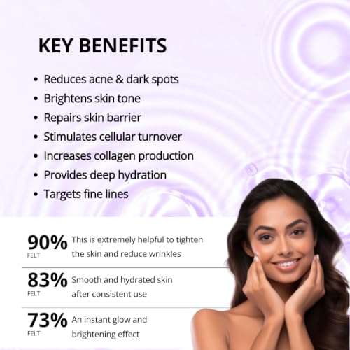Image of Glow Boosting Niacinamide Face Serum with Alpha Arbutin for Dull Skin | Dark Spots Removal Serum for Glowing Skin | Hydrating, Vegan & Dermatologically Tested | 9ml