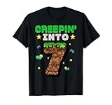 7th Birthday Boy Gamer Pixel Creepin’ Into 7