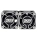 DKKY 1/10 1/8 1/5 RC Model Car Brushed Brushless Motor Heatsink 4028 High Speed Cooling Fan Dual Fans 12V Aluminum Fan Cover DIY Kits for TRAXXAS ARRMA Axial RC Car Upgrade Parts (Black)