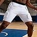 LUMINFLY Padded Compression Shorts 2XL, White Anti-Collision Pants with Impact Eva, Basketball Protective Gear, Football Girdle with Pads