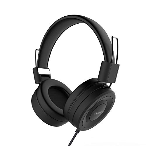 REMAX 805 Active Noise Cancelling Headphones with Mic Deep Bass Wired Headphones Over