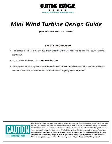 Cutting Edge Power DC Wind Turbine Project Motor Generator - Thumbnail 6