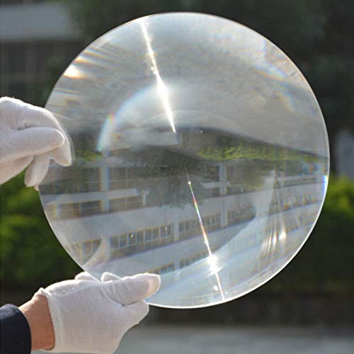 Générique Akatsukiqi Lentille de Fresnel 350mm Grande Longueur focale Optique PMMA 185mm 450MM 900mm concentrateur Solaire Grande loupe en Plastique 1pc (Diameter : 350mm, Focal Length : 185mm)