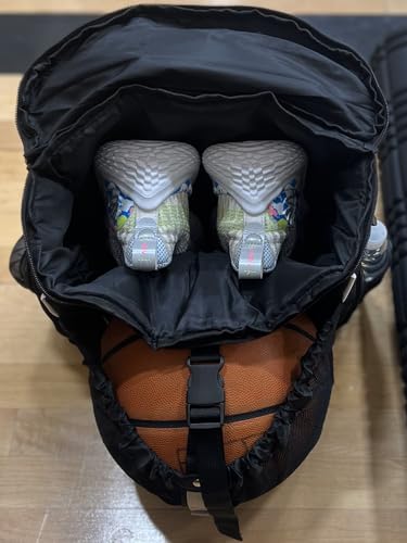 Hard-Work-Sports-Basketball-Backpack-with-Ball-Compartment-Spacious-Shoe-Storage-for-Basketball-Large-Sports-Bag Hard Work Sports Basketball Backpack with Ball Compartment Spacious Shoe Storage for Basketball Large Sports Bag