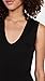 Enza Costa Women's Essential Sleeveless U-Neck Tank Top T Shirt, Black, X-Large