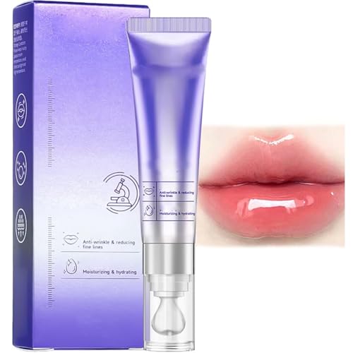 Sérum labial hidratante reafirmante y antiarrugas, sérum aumentador de volumen labial que cambia de color, hidrata y reduce las líneas de expresión, hidratación duradera sin pegajosidad (02#)