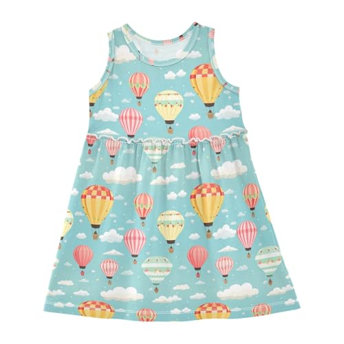 Toddler Girls Dress Sleeveless Dresses Casual Dresses for Little Girls Summer Birthday Party Beach 2-8Y