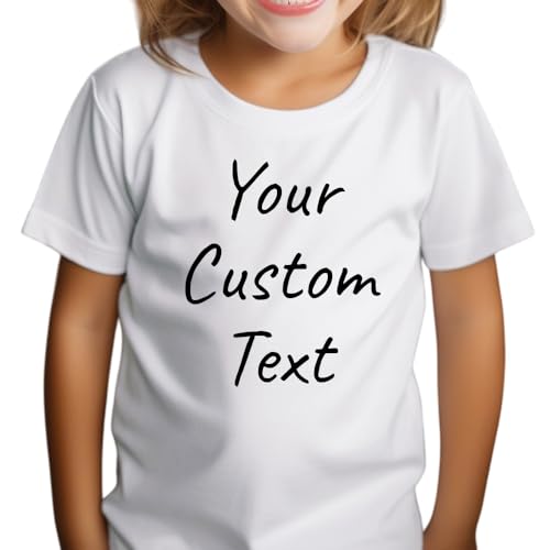 Custom Text T-Shirt, Personalized Shirts with Your Text, Shirts With Your Own Text Idea, Colorful Text Idea Tshirt3