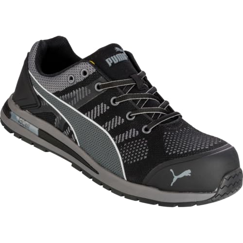 Puma Safety Unisex Elevate Knit Black Low 643160-39 ESD Sicherheitsschuh S1P...