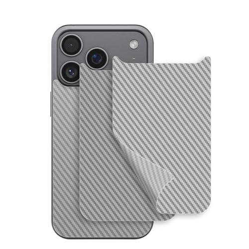 SeGinn【3枚セット】iPhone 17 Pro 対応 背面フィルム 炭素繊維素材 アイフォン 17 pro 用 フィルム 柔らかい 背面保護 スクラッチ防止 超薄 気泡なし 指紋防止 防汚コート 貼り付け簡単 iPhone 17 pro 対応 保護フ