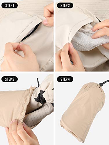 Geyoga 2 Piezas Mosquito Red de Malla para Cabeza Cubierta Sombrero Protección para Cara Red Antimoscas para Pesca Exterior Senderismo Jardinería Apicultura, Negro miniatura 4