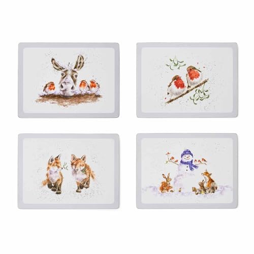 Sets de table Noël Pimpernel Wrendale pour sublimer vos repas de fêtes