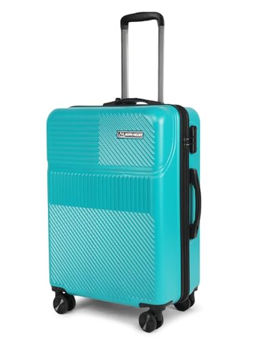 Image of Move-Meant VoyageWare Large Check-in Suitcase 75 Cm 8 Wheels Number Lock Poly Carbonate S.Green Trolley Bag for Men & Women | 360 Degree Wheeling System Luggage | Trolley Bags for Travel