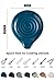 LAUCHUH Spoon Rest for Stove Top Cooking Spoon Holder for Kitchen Countertop Large Holder for Spatula, Spoons or Tongs, Farmhouse Decor, Thanksgiving, Blue