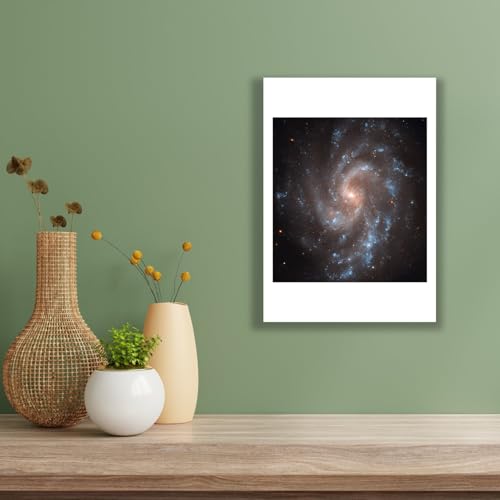 Hubble Télescope NGC 5584 impression d'art mate grand format poster