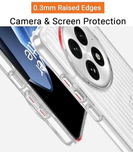 Image of Kapa Wave Frosted Grip Back Cover for OnePlus 12 | Ultra Slim [with Metal Buttons] Matte Finish Back Case (White)