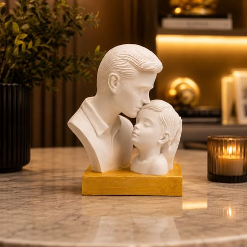 CraftVatika Gift for Father Son Statue Showpiece, Father Son Gift, Home Decor Items, House Warming Gifts Father's Day Birthday Gift for Man Dad Papa Daddy, Gifts for Him