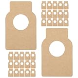 ABOOFAN 200 Stück Wiederverwendbare Weinflaschenanhänger – Kraftpapier-Kelleretiketten Weinregale Markierungen Doppelseitige Weinflaschenhals-Id-Tags Für Weinverkäufer