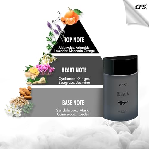Image of CFS Black EDP Long Lasting Perfume & Black Deodorant Body Spray