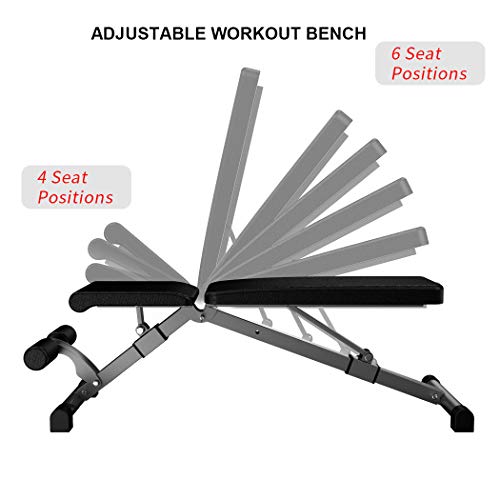 Urchin Adjustable Strength Training Bench for Full Body Multi-Functional Workout Exercise Dumbbell Bench Press Work Out GYM Weight Entryway Bench - Home Fitness Guru Urchin Adjustable Strength Training Bench for Full Body Multi-Functional Workout Exercise Dumbbell Bench Press Work Out GYM Weight Entryway Bench - Image 5