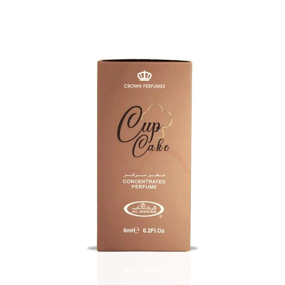Ayat Perfumes – Aceite Perfumado Cupcake – Concentrado de Perfume Oriental – Roll-on 6ml – Para Mujer & Hombre – Perfume de Dubái – Larga Duración – Idea de Regalo