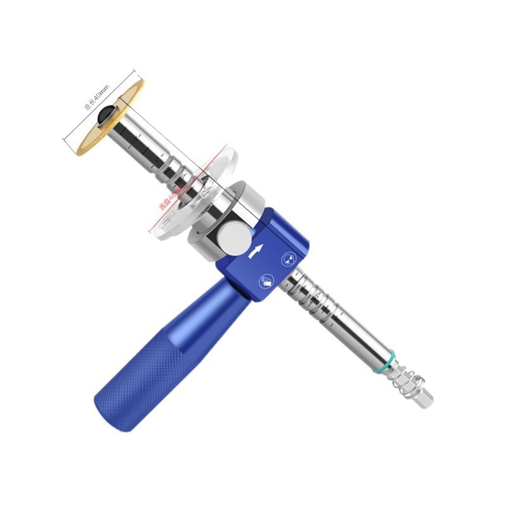 UDSKNV[KSL Handle Included PVC Pipe Inside Cutter Tool with Grit Wheel& Adjustable Cutting Depth Functionality
