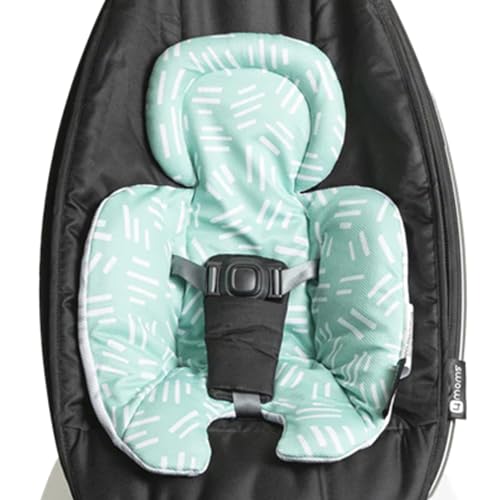 Image of 4moms RockaRoo and MamaRoo Infant Insert, Machine Washable, Cool Mesh Fabric, Reversible Design, Mint