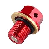 KSHITA Oil Drain Plug Bolt M12x1.5 for Honda CBR 250RR 400RR 600RR 900RR 954RR 1000RR 125R 250R 300R 400R 500R CB RVT 1000R VFR Strict (Color Name : Red)