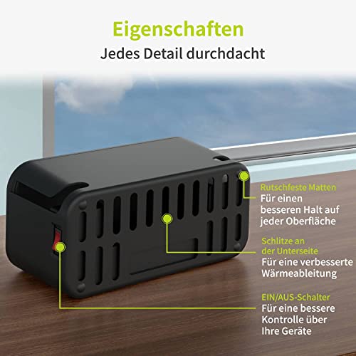 ACROPAQ - Scatola per cavi con presa elettrica a 5...