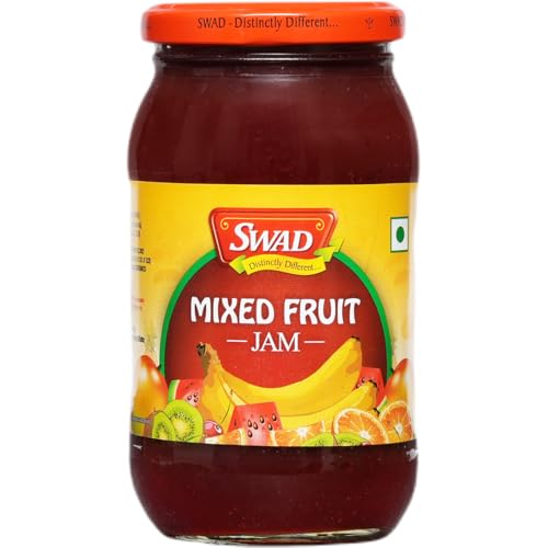Image of SWAD Delicious Mixed Fruit Jam / Natural Real Fruit Ingredients / Sweet and Tangy Mixed Fruit - 500 Gm