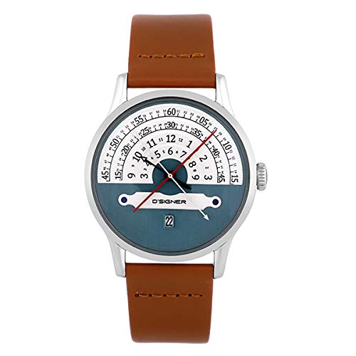 DSIGNER Leather Analog White Dial Mens Watch-760Sl.16.18, Band_Silver (B08BKR8HKZ) Amazon Price History, Amazon Price Tracker